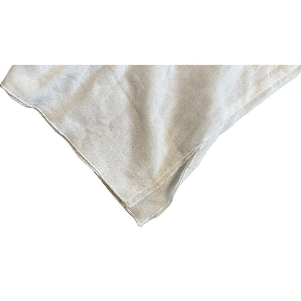 Tilley Endurable 2XL Linda Lundstrom Cropped White Pants Elastic Waist Wide Leg - Picture 4 of 11